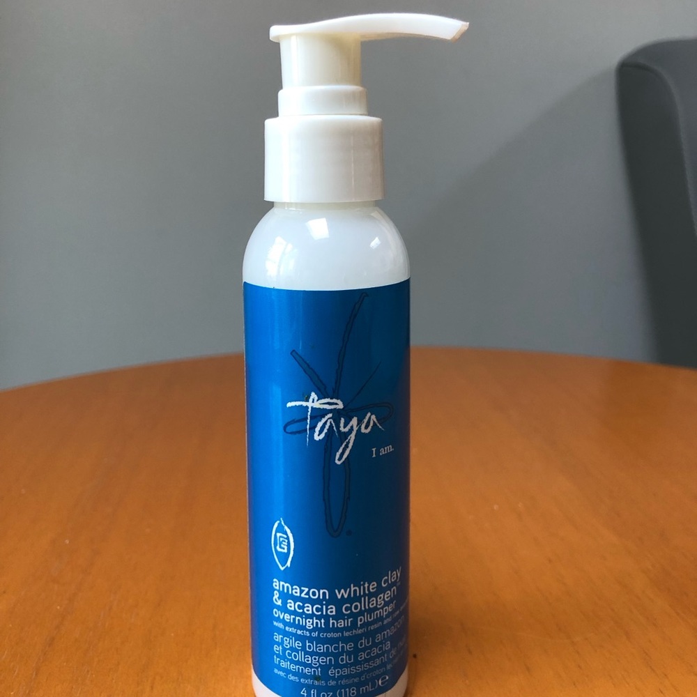 Taya Amazon white clay & acacia collagen overnight hair plumper